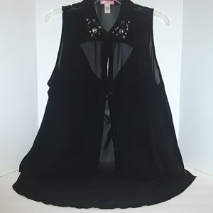 SIX DEGREES OF SEPARATION STUD SHEER HIGH LOW NWOT